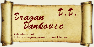 Dragan Danković vizit kartica